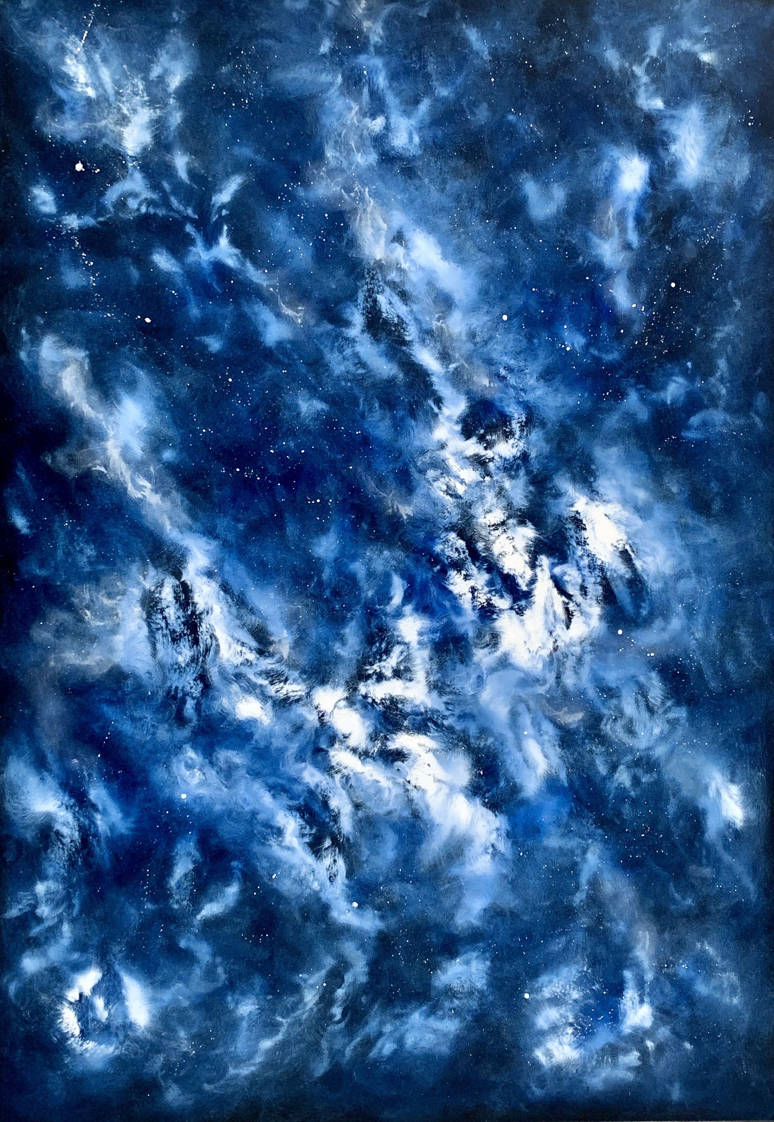 Interstellar 7, Gemälde, Öl auf Leinwand – Painting von Veronica Vilsan