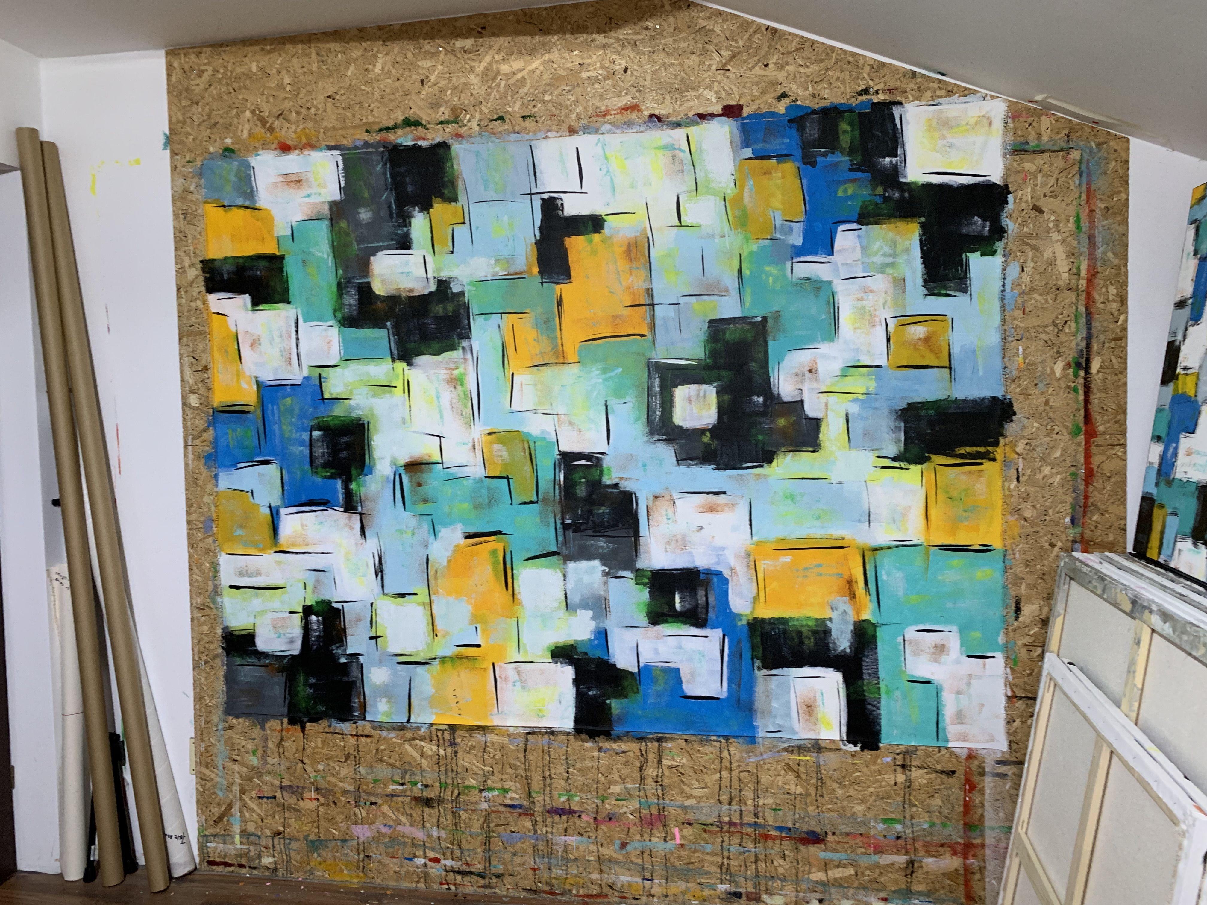 Vita a colori 68, Pittura, Acrilico su tela in vendita 1