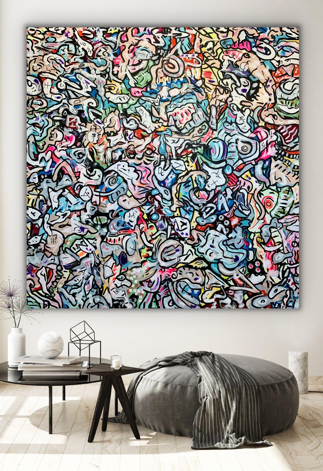 La vida en colores 73, Pintura, Acrílico sobre lienzo en venta 1