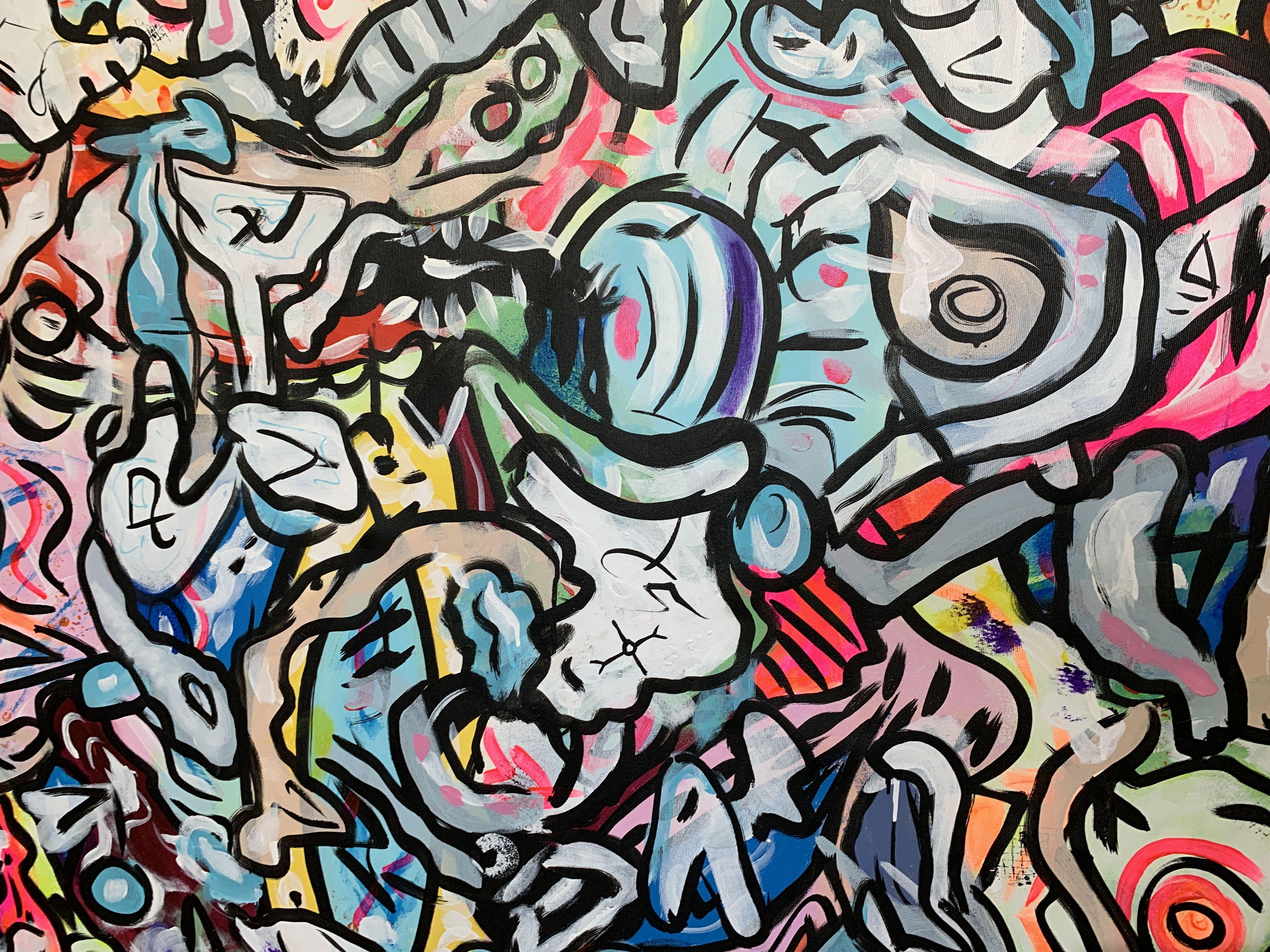 La vida en colores 73, Pintura, Acrílico sobre lienzo en venta 2