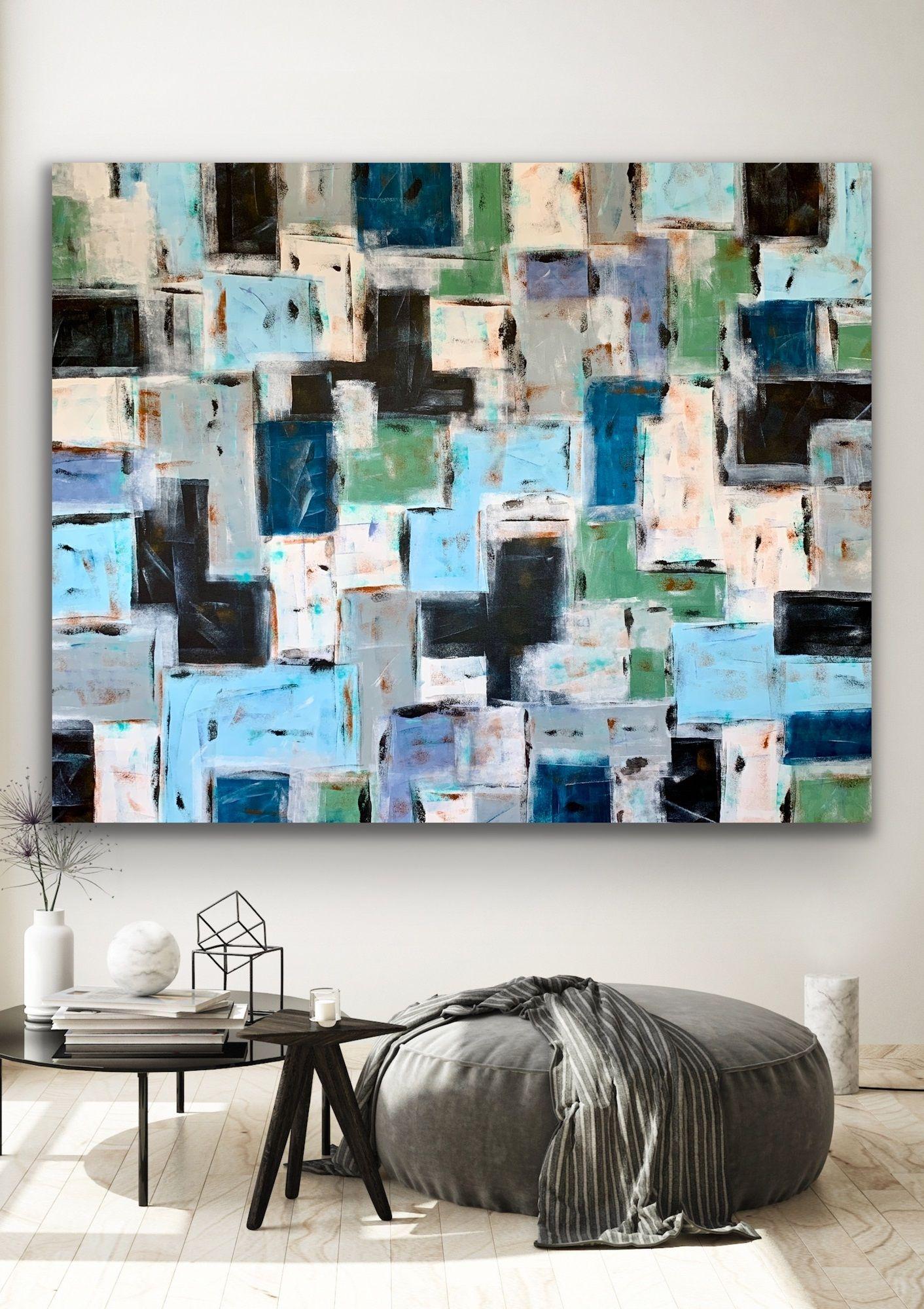 Life in colors 74, peinture, acrylique sur toile - Contemporain Painting par Veronica Vilsan