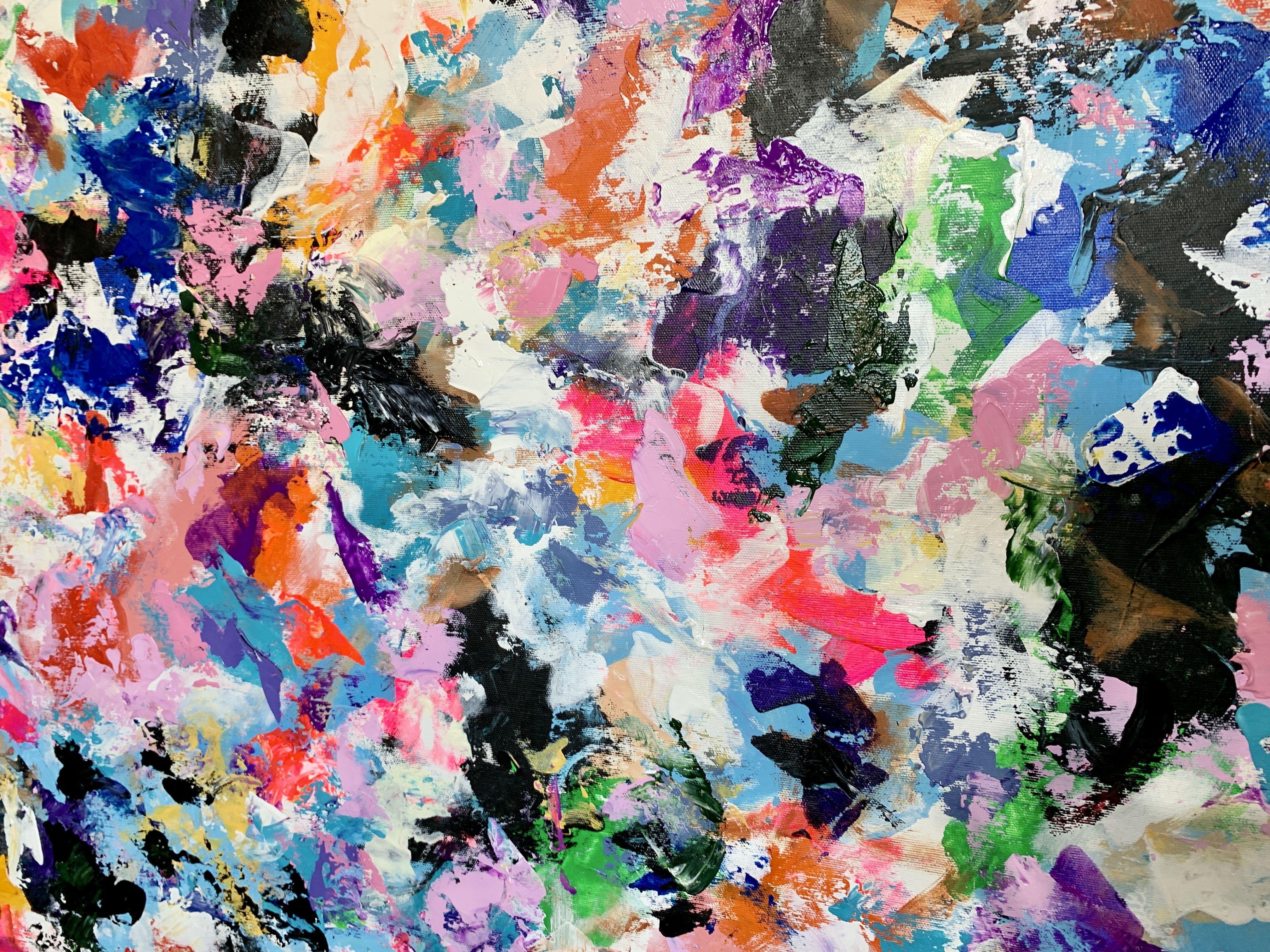 Vita a colori 75, Pittura, Acrilico su tela - Painting Contemporaneo di Veronica Vilsan