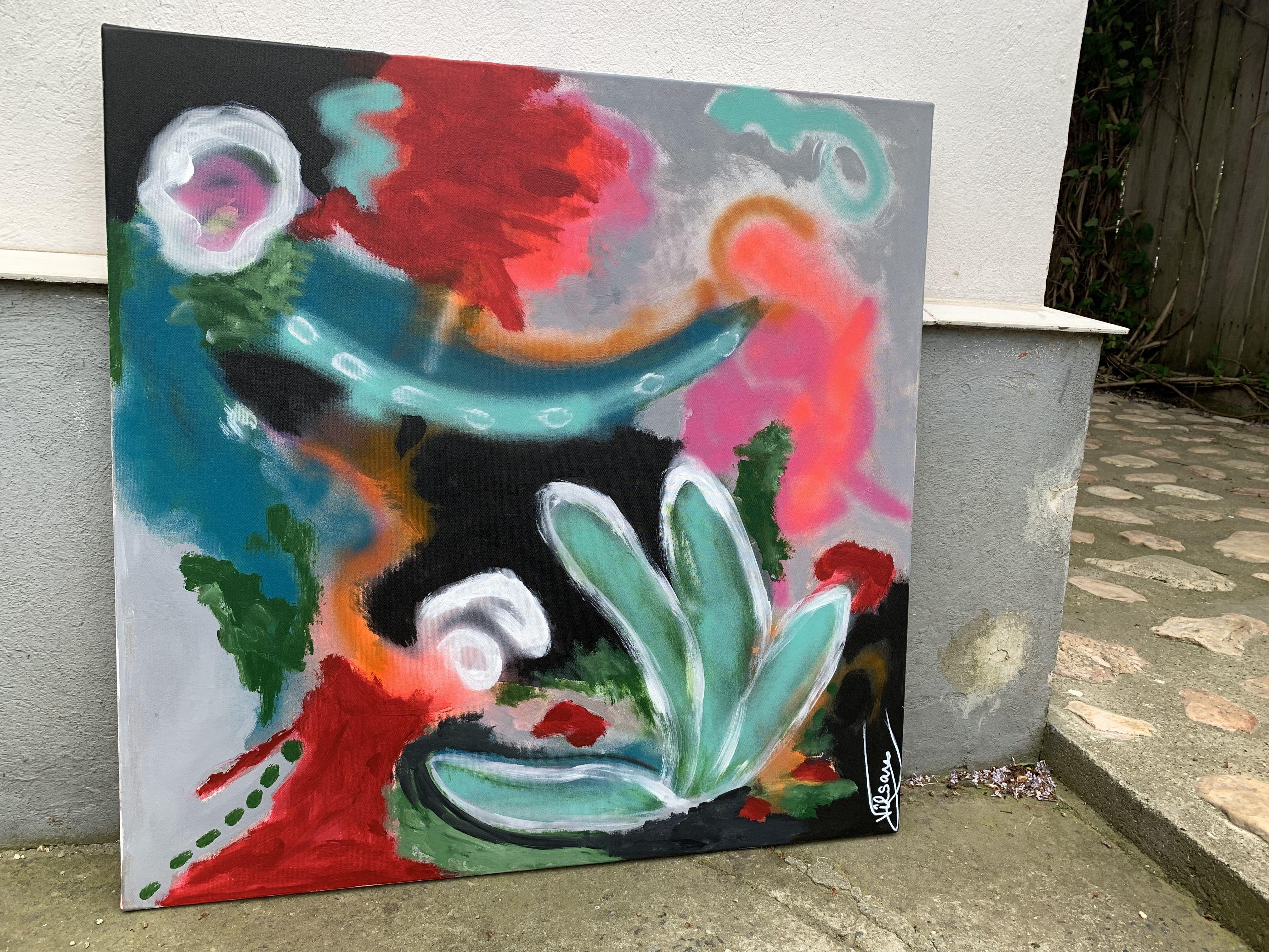 Vita a colori 82, Pittura, Acrilico su tela in vendita 1