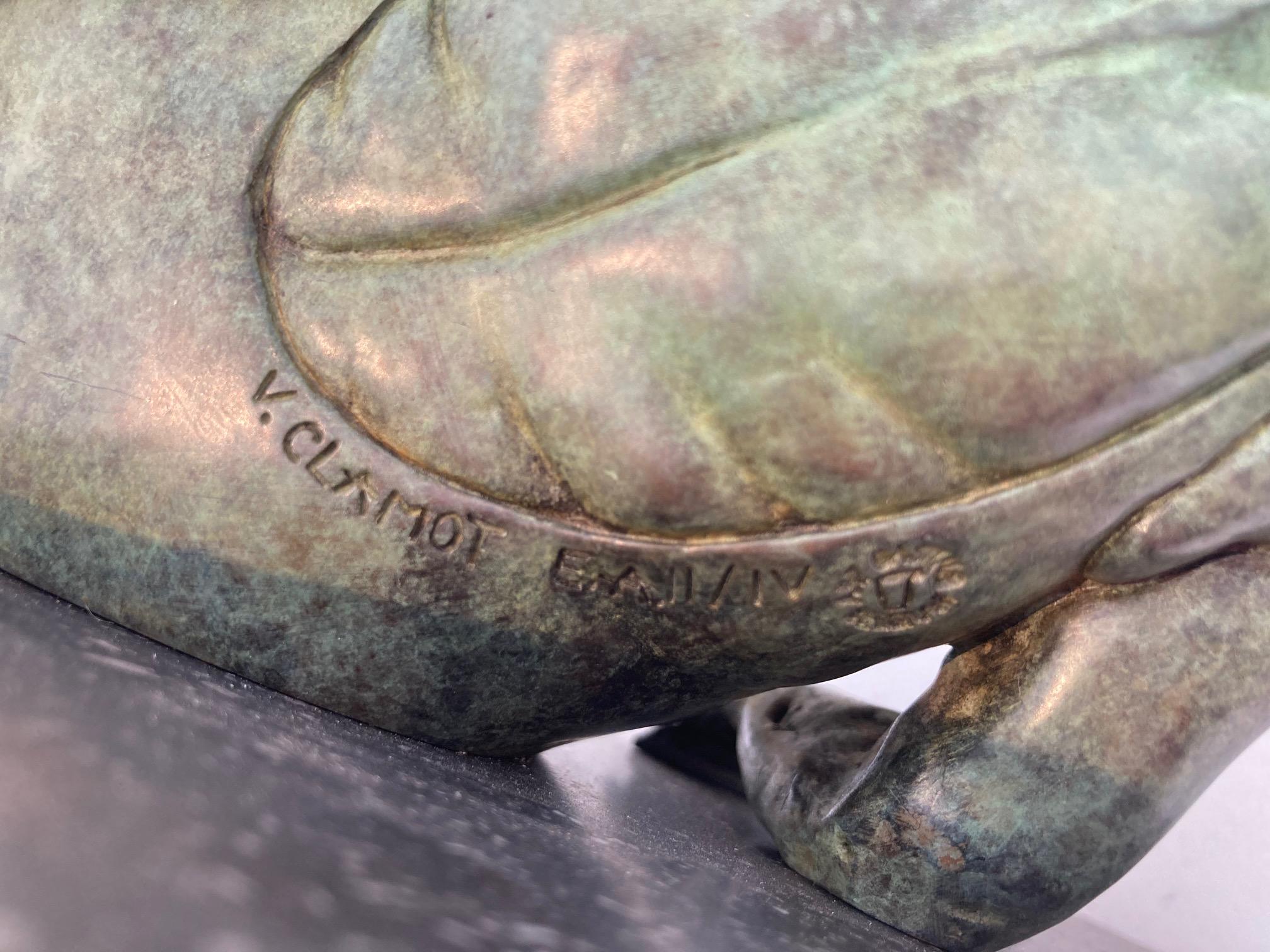 Une Histoire Passionante Historia con Pasión Escultura de Bronce Lectura En Stock - Sculpture Contemporáneo de Veronique Clamot