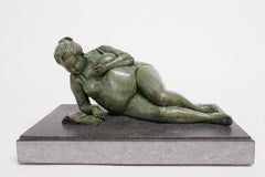 Une Histoire Passionante Historia con Pasión Escultura de Bronce Lectura En Stock