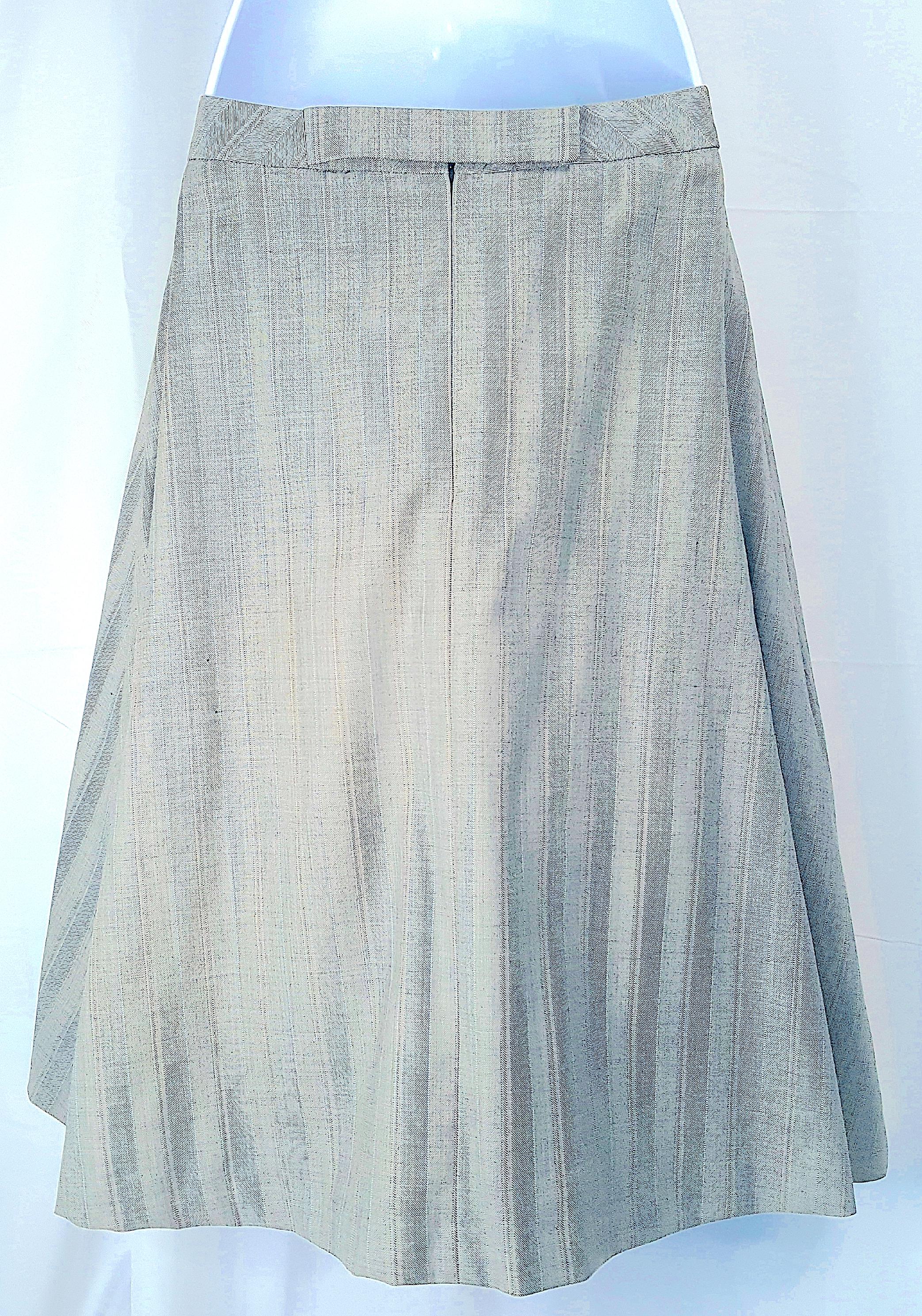 VeroniqueBranquinho 1998 FirstCollection IconicChevronPleat TullePetticoat Skirt For Sale 1