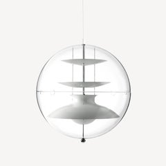 Verpan Panto Pendant by Verner Panton, White, Ø40 cm - 15.8 inc