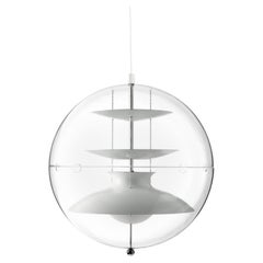 Verpan Panto Pendant by Verner Panton, White, Ø50 cm - 19.7 inc