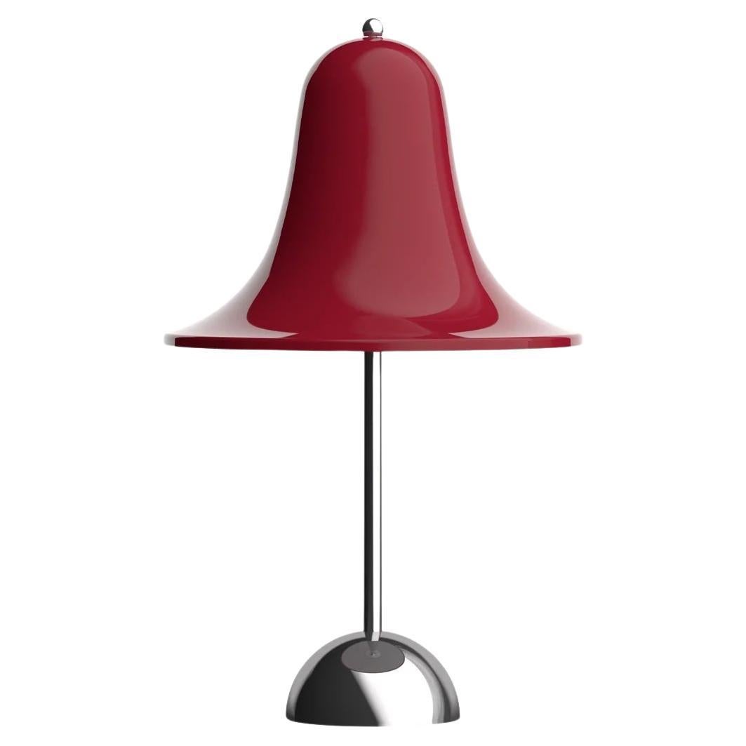 Verpan Pantop Ø18 Portable Lamp by Verner Panton, Cherry Red, LED Table Lamp