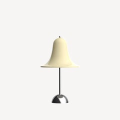 Verpan Pantop Ø18 Portable Lamp by Verner Panton, Cream White, LED Table Lamp