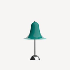 Verpan Pantop Ø18 Portable Lamp by Verner Panton, Dark Teal, LED Table Lamp
