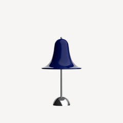 Verpan Pantop Ø18 Portable Lamp by Verner Panton, Night Blue, LED Table Lamp