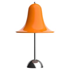 Verpan Pantop Ø18 Portable Lamp by Verner Panton, Vivid Orange, LED Table Lamp