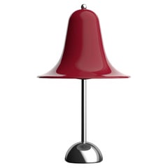 Verpan Pantop Ø23 - 9.1 inch Tischlampe von Verner Panton, Kirschrot