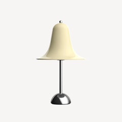Verpan Pantop Ø23 - 9.1 inch Table Lamp by Verner Panton, Cream White
