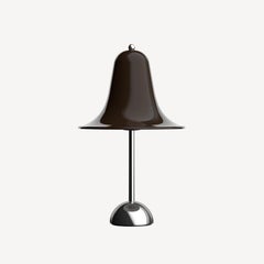 Verpan Pantop Ø23 - 9.1 inch Tischlampe von Verner Panton, Pitch Brown