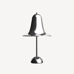Verpan Pantop Ø23 Table Lamp by Verner Panton, Chrome