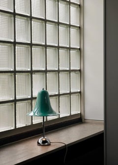 Verpan Pantop Ø23 Table Lamp by Verner Panton, Light Teal