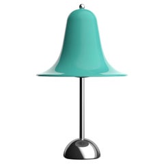 Verpan Pantop Ø23 Table Lamp by Verner Panton, Light Teal