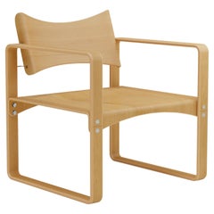 Verpan Series 270 F Armchair by Verner Panton, Honey Stained Plywood