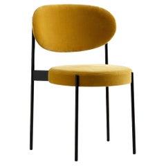 Verpan Series 430 Chair by Verner Panton 1967, Black Frame, Kvadrat Harald