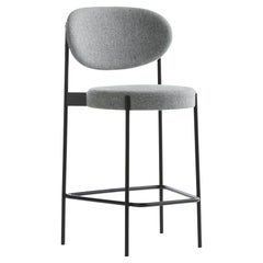 Verpan Series 430 Counter Stool 65 by Verner Panton, Kvadrat, Black Frame