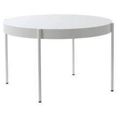Verpan Series 430 Table by Verner Panton, Round Table, White Finish 120cm 47.2in