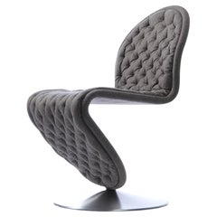 Verpan System 1-2-3 Deluxe Chair by Verner Panton, Kvadrat Divina MD