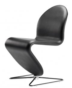 Verpan System 1-2-3 Dining Chair Standard, 1973 by Verner Panton, Butterfly Base