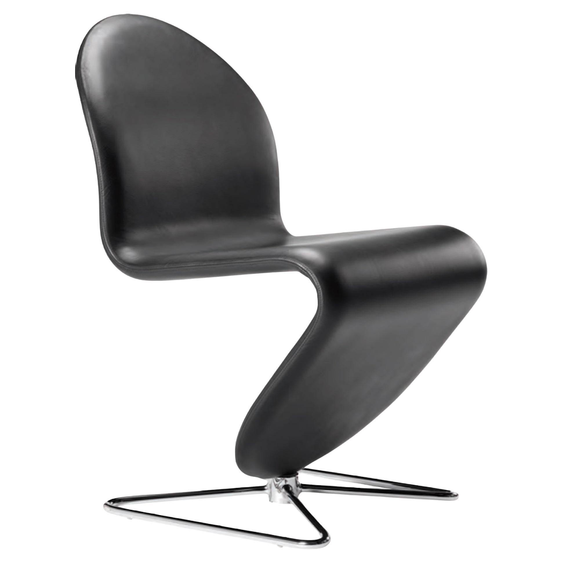 Verpan System 1-2-3 Dining Chair Standard, 1973 by Verner Panton, Butterfly Base For Sale