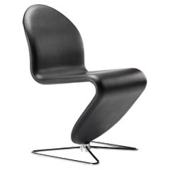 Verpan System 1-2-3 Dining Chair Standard, 1973 by Verner Panton, Butterfly Base