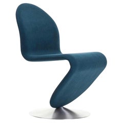 Verpan System 1-2-3 Dining Chair Standard, 1973 by Verner Panton, Kvadrat Fabric