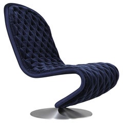 Verpan System 1-2-3 Lounge Chair Deluxe, 1973 by Verner Panton, Swivel Base