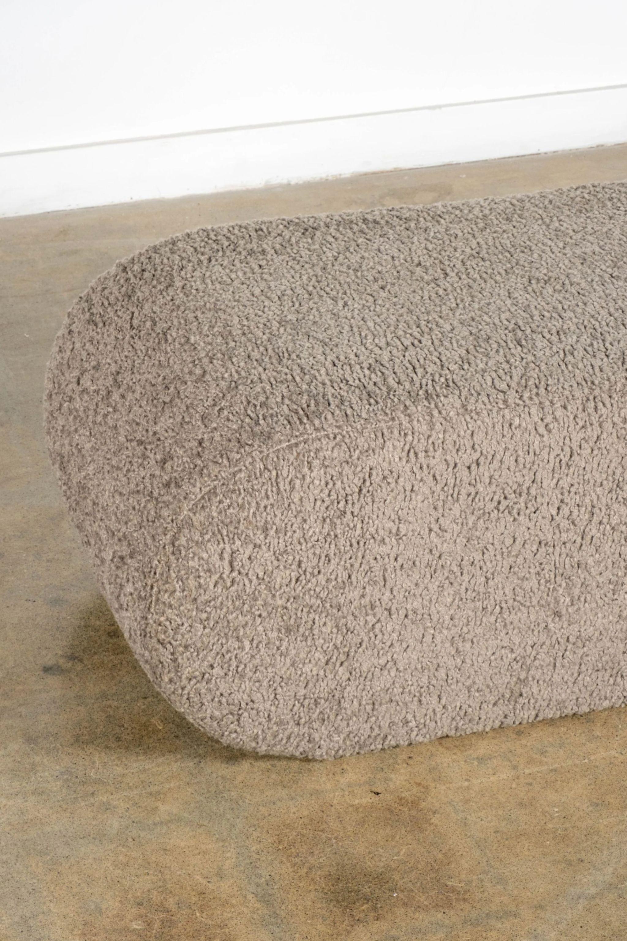 Pouf Verpan Welle de Verner Panton, nouvellement retapissé Bon état - En vente à Toronto, CA