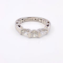 Verragio Platinum Paradiso Baguette Diamond Wedding Band Platinum