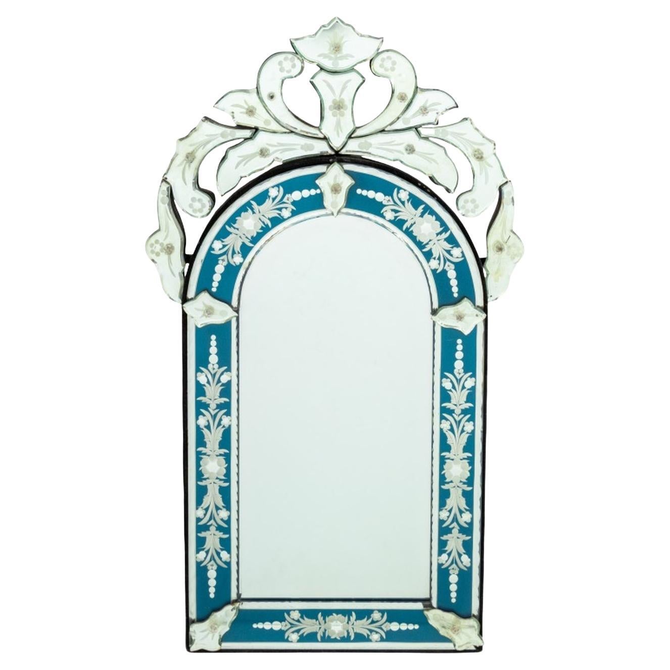 Verre Eglomise Framed Mirror