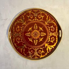 Verre Eglomise Serving Tray