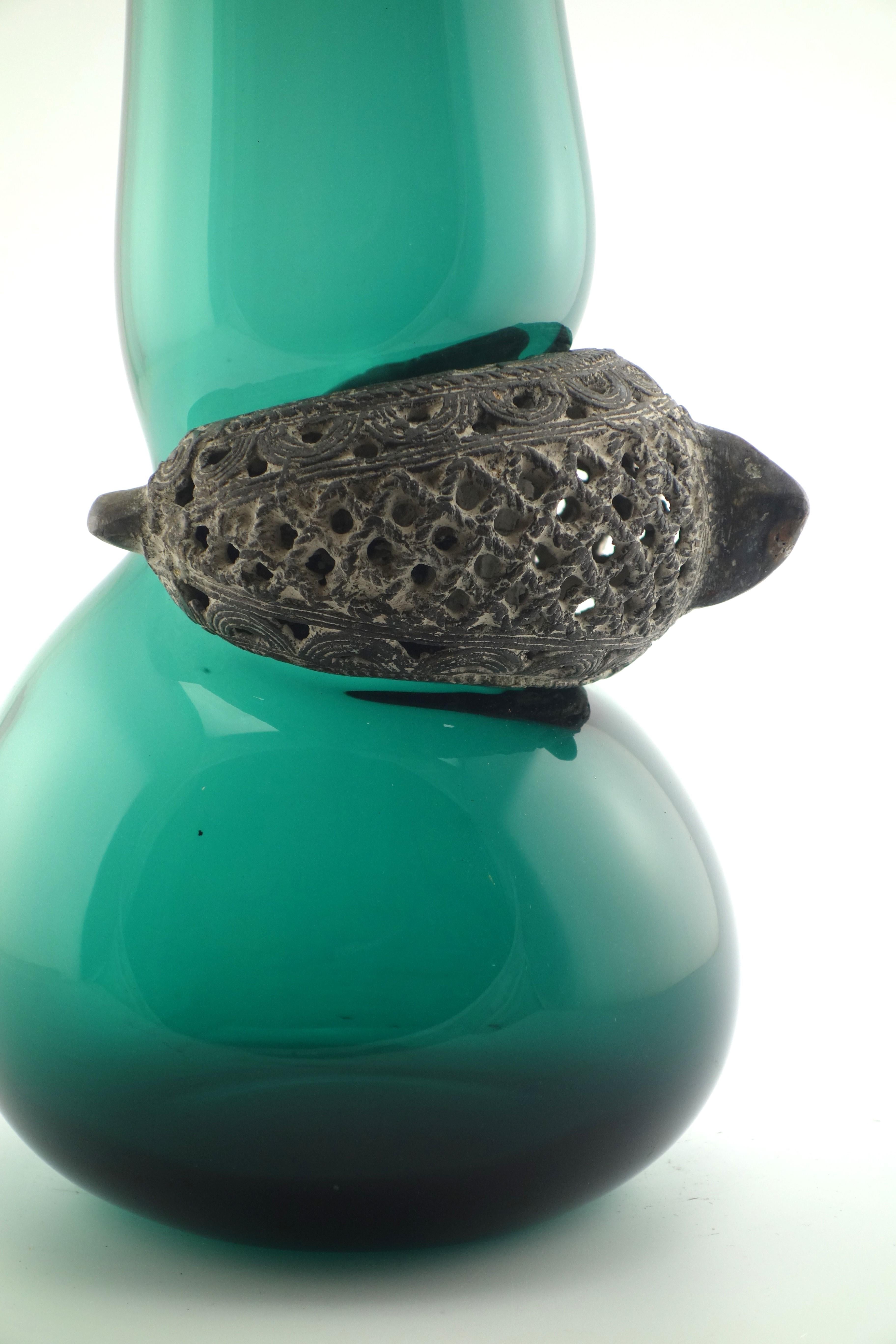 Verre Soufflé - Bracciale - Bronzo Ashanti - Bénin - 20e in vendita 1