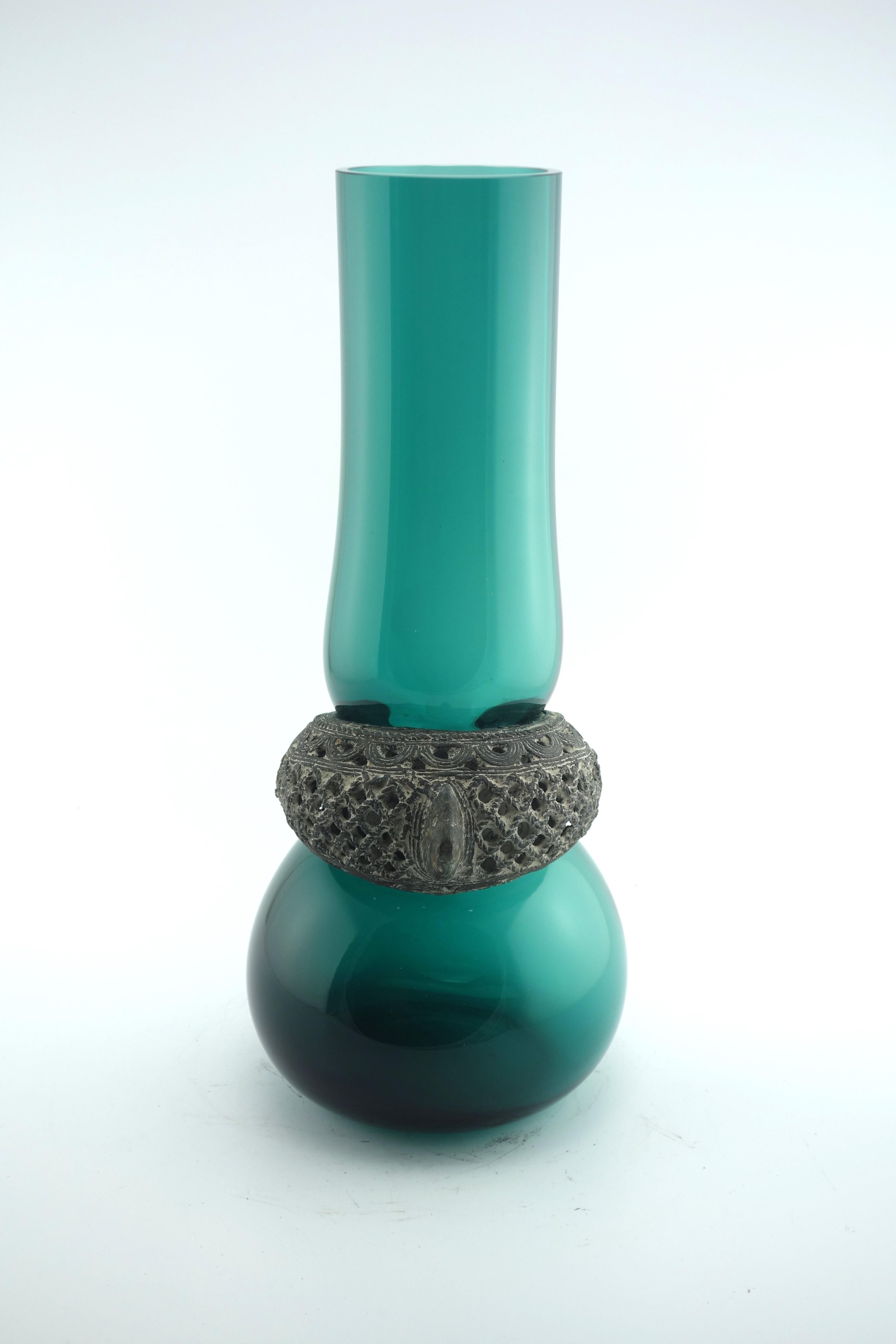 Verre Soufflé - Bracciale - Bronzo Ashanti - Bénin - 20e in vendita 3