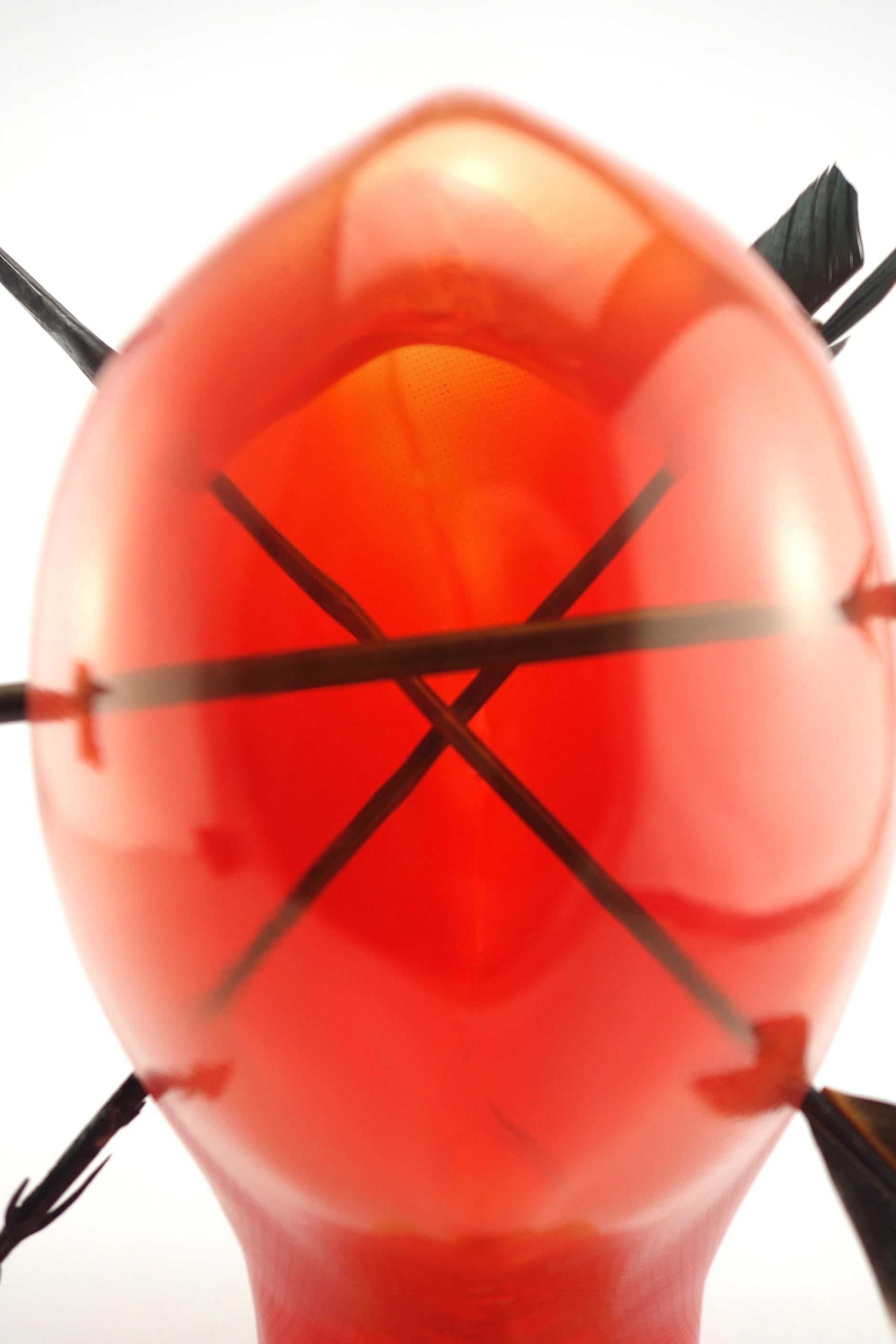 Verre Soufflé - Pointes de flèche - fer forgé - bois - Afrique 20e In condizioni ottime in vendita a PANTIN, FR