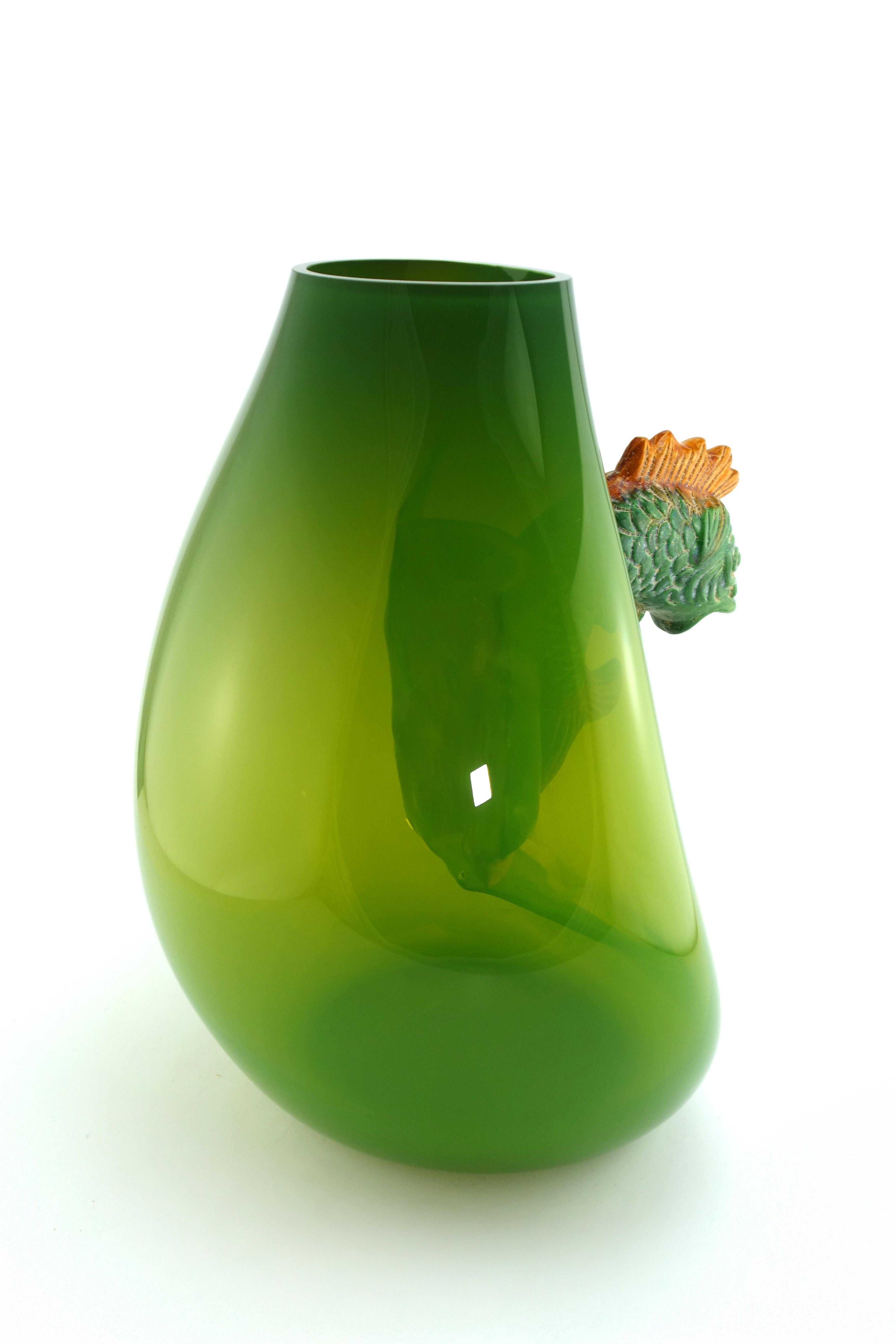 Verre Soufflé - Tuile faitière - Céramique - Chine - 21e in vendita 5