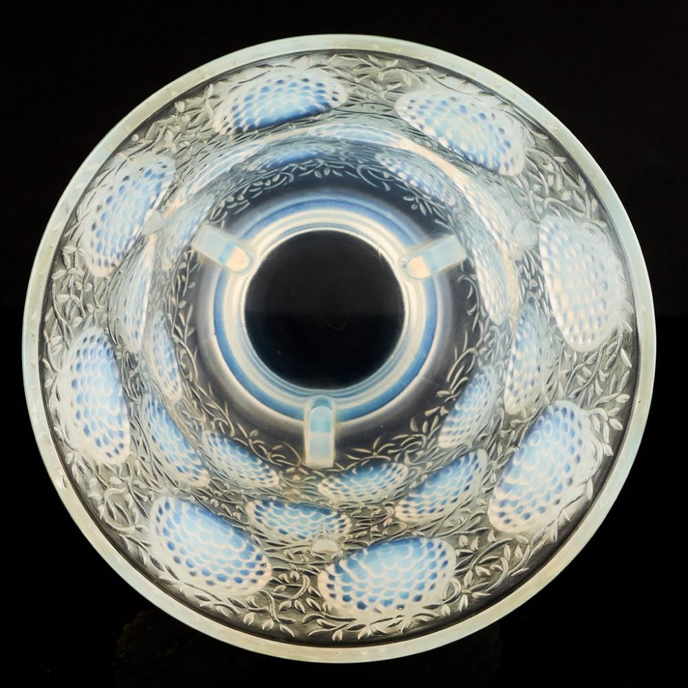 20th Century Verrerie D'Andelys Glass Vase Les Cabochons c1930