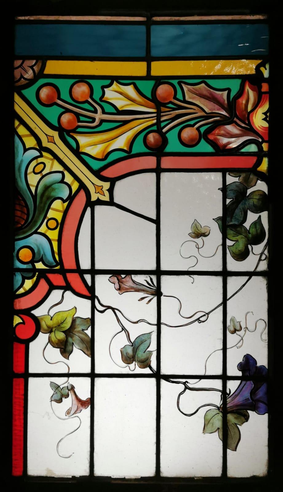 Verriere De Stained Glass End 19 Eme Champigneulle 560 Cm by 250 Cm Nancy Art No 3