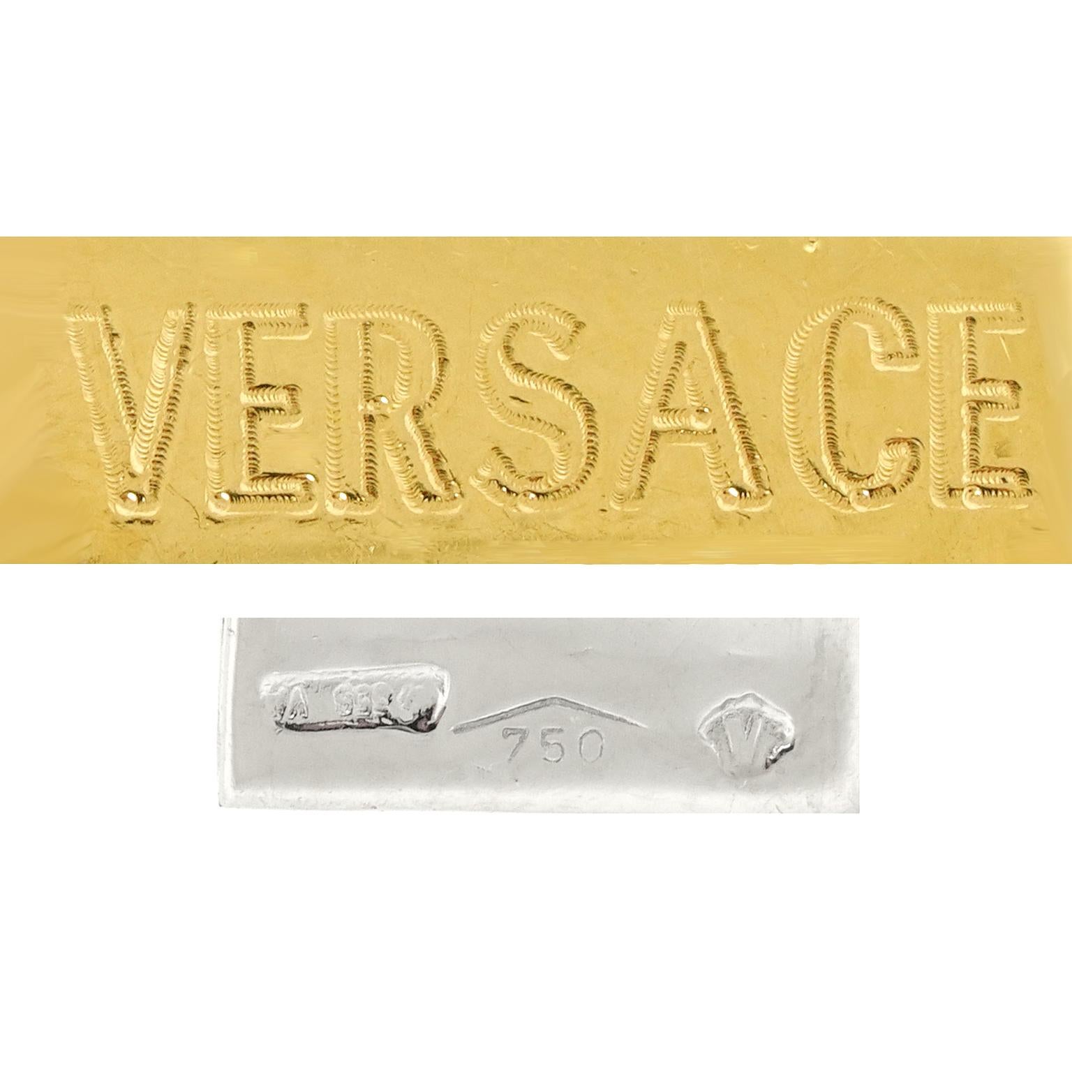 Femenino o masculino Pulsera de cadena Versace 18k en venta