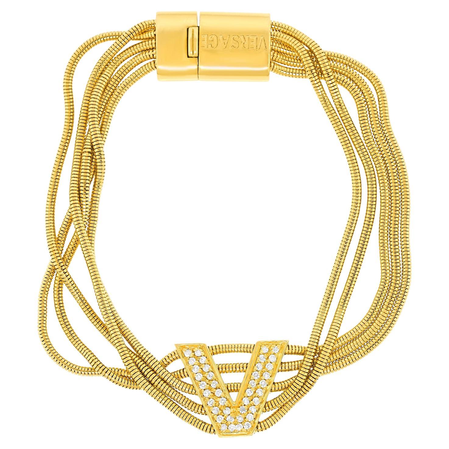 Versace 18k Chain Bracelet