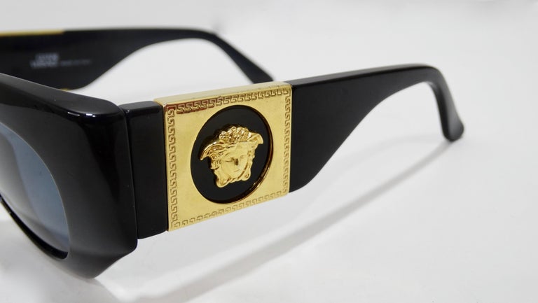 Versace 1980s Medusa Sunglasses For Sale at 1stDibs