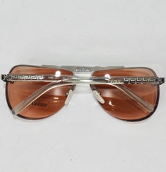Versace 1990s Silver Sunglasses