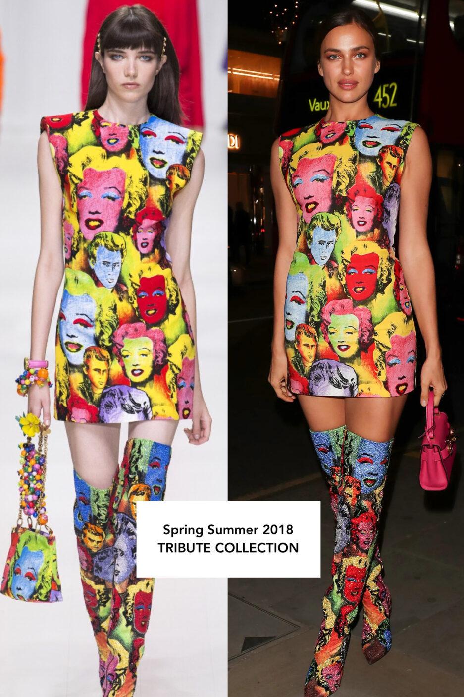 Versace 1991 Marilyn Monroe / Betty Boop Pop Art dress jacket suit For Sale 2