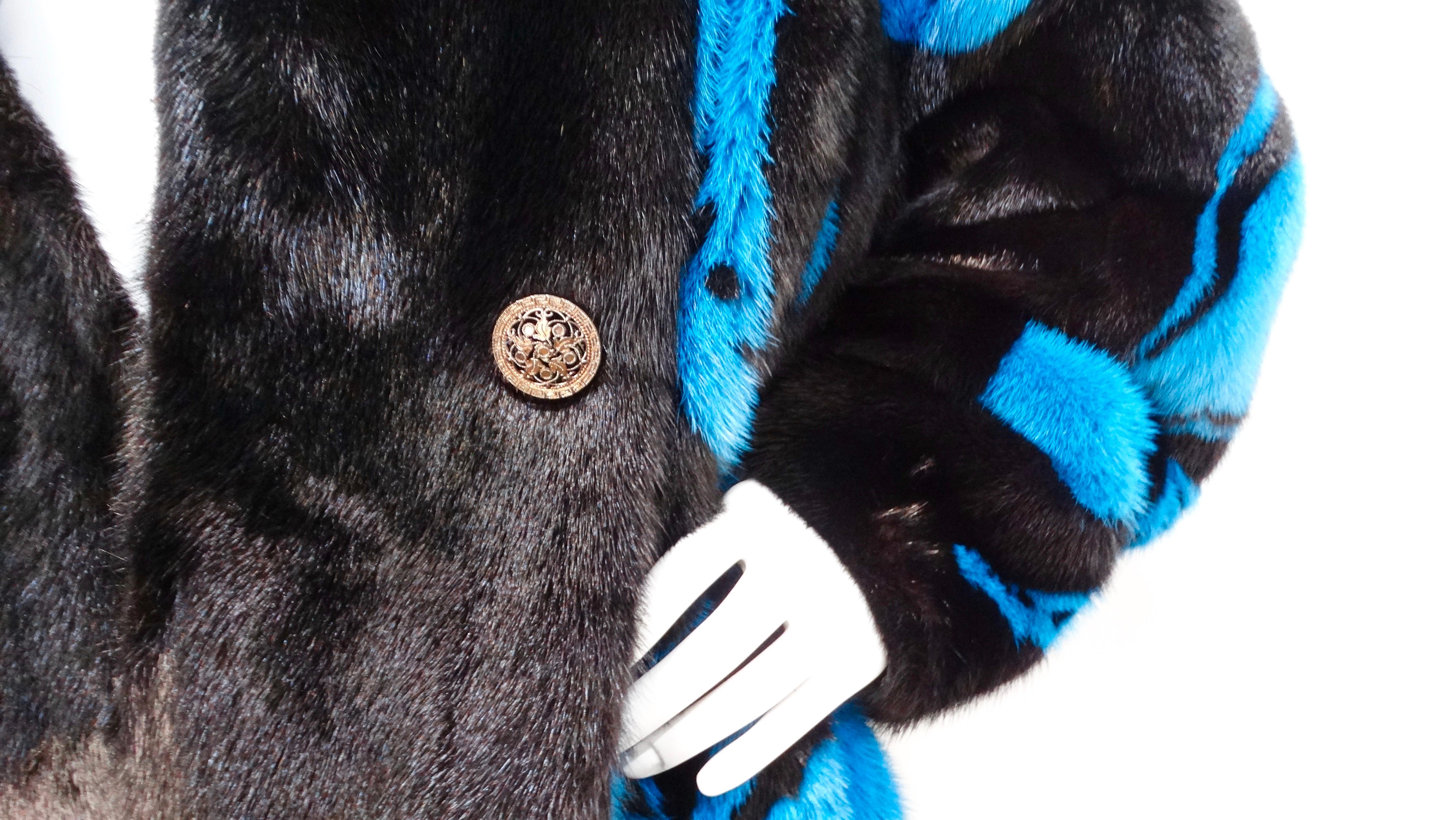 Donna Look passerella Versace 2014 #27 Cappotto in pelliccia di visone in vendita