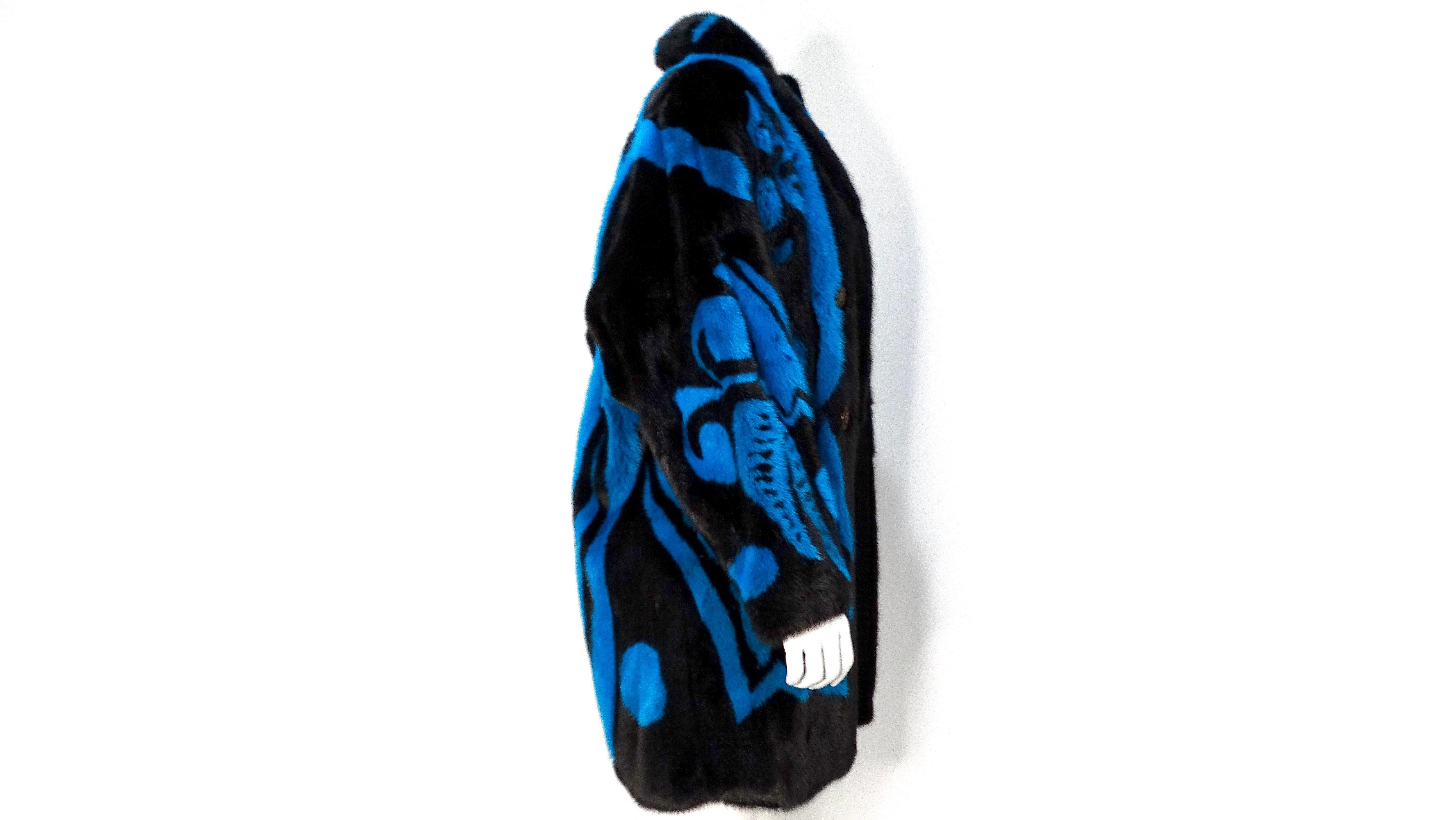 Look passerella Versace 2014 #27 Cappotto in pelliccia di visone in vendita 3